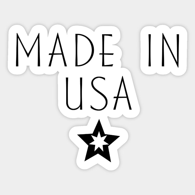 Made in USA Sticker by MartinAes